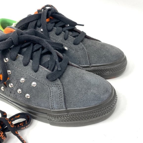 Converse One Star A Burning Star Black Sneakers Suede Low Women's Size A01763C - Picture 5 of 10